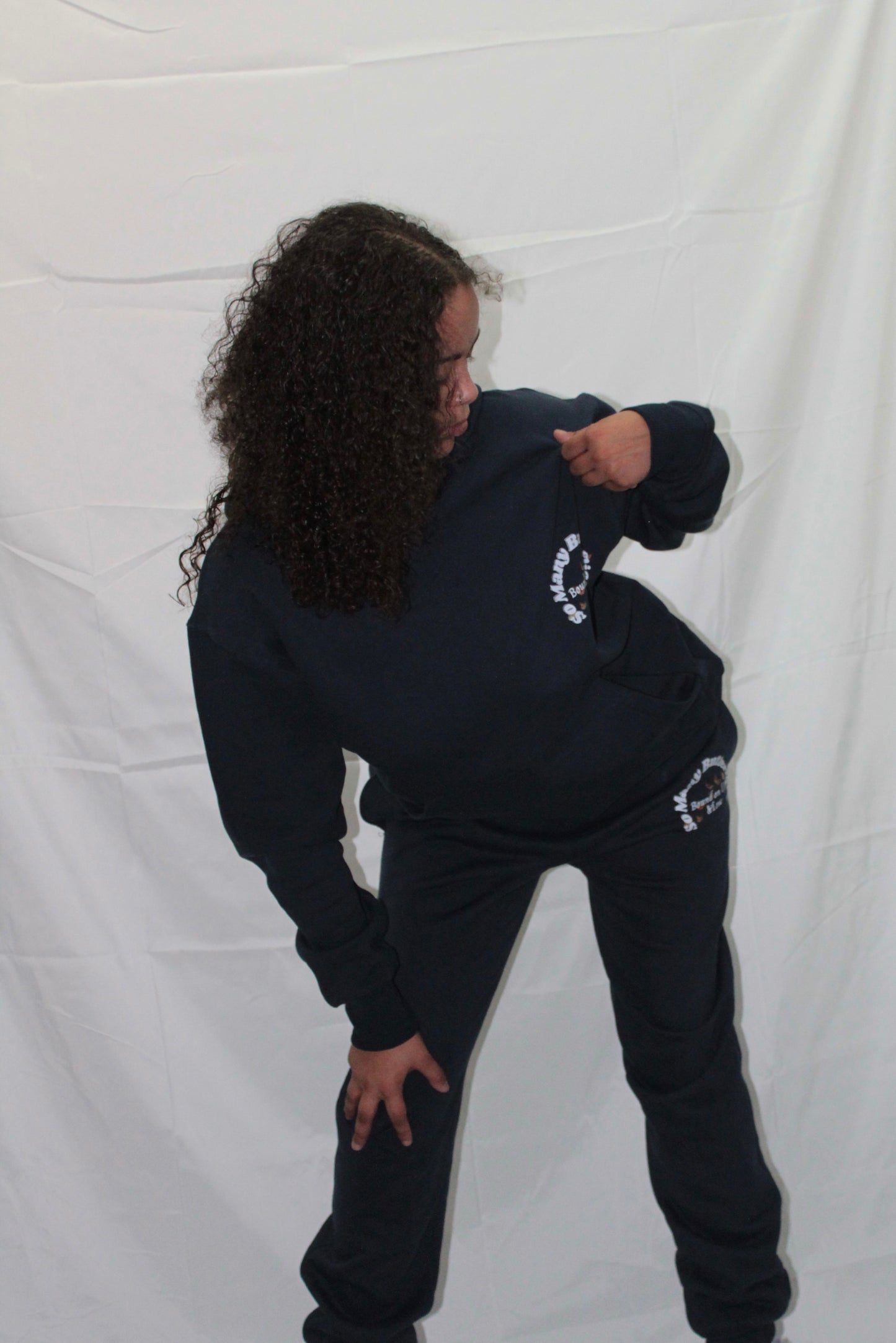 (Navy Blue Monarch) So Many Butterflies SweatSuit