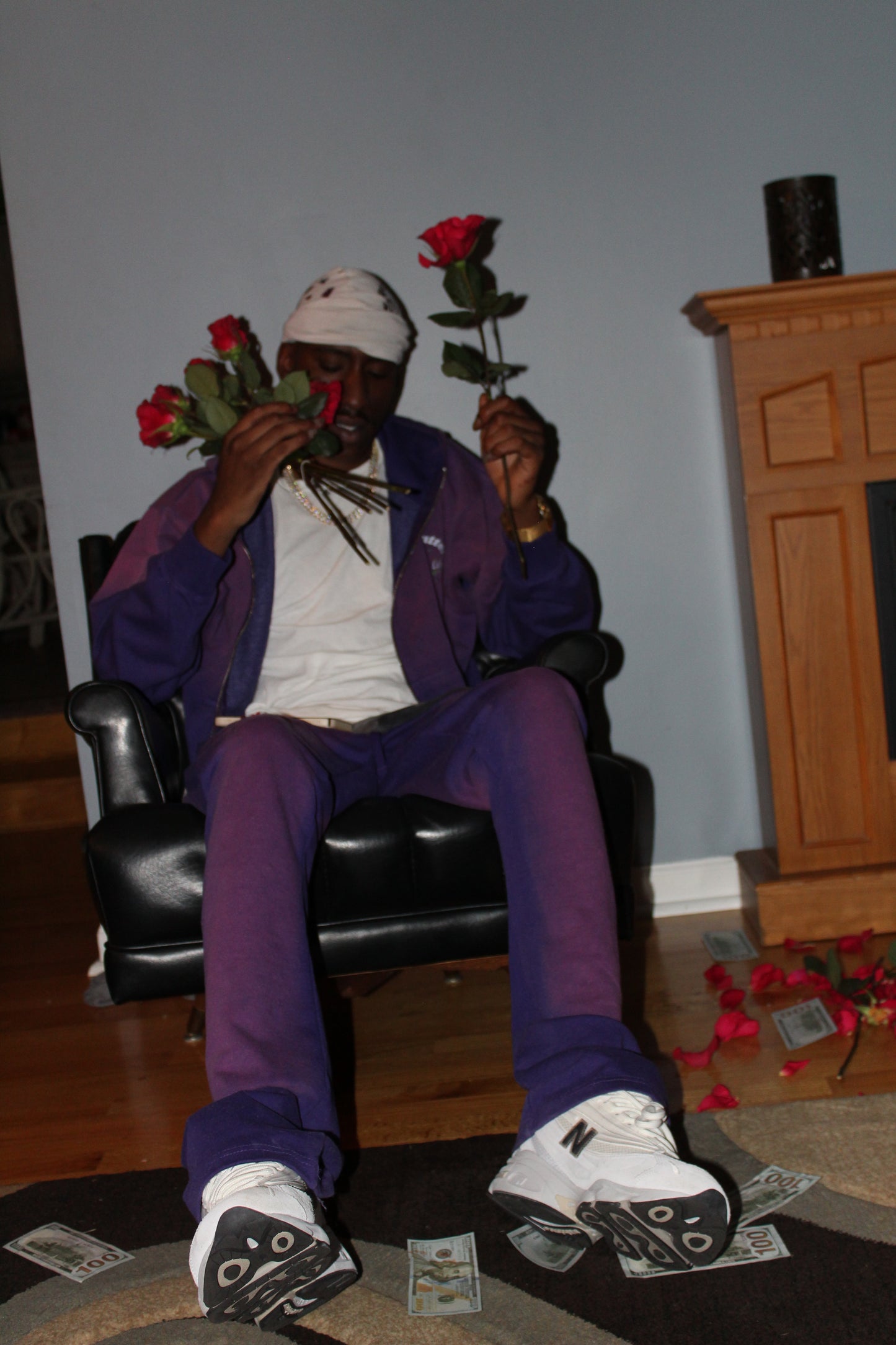 (Purple Multi-Butterfly) So Many Butterflies SweatSuit