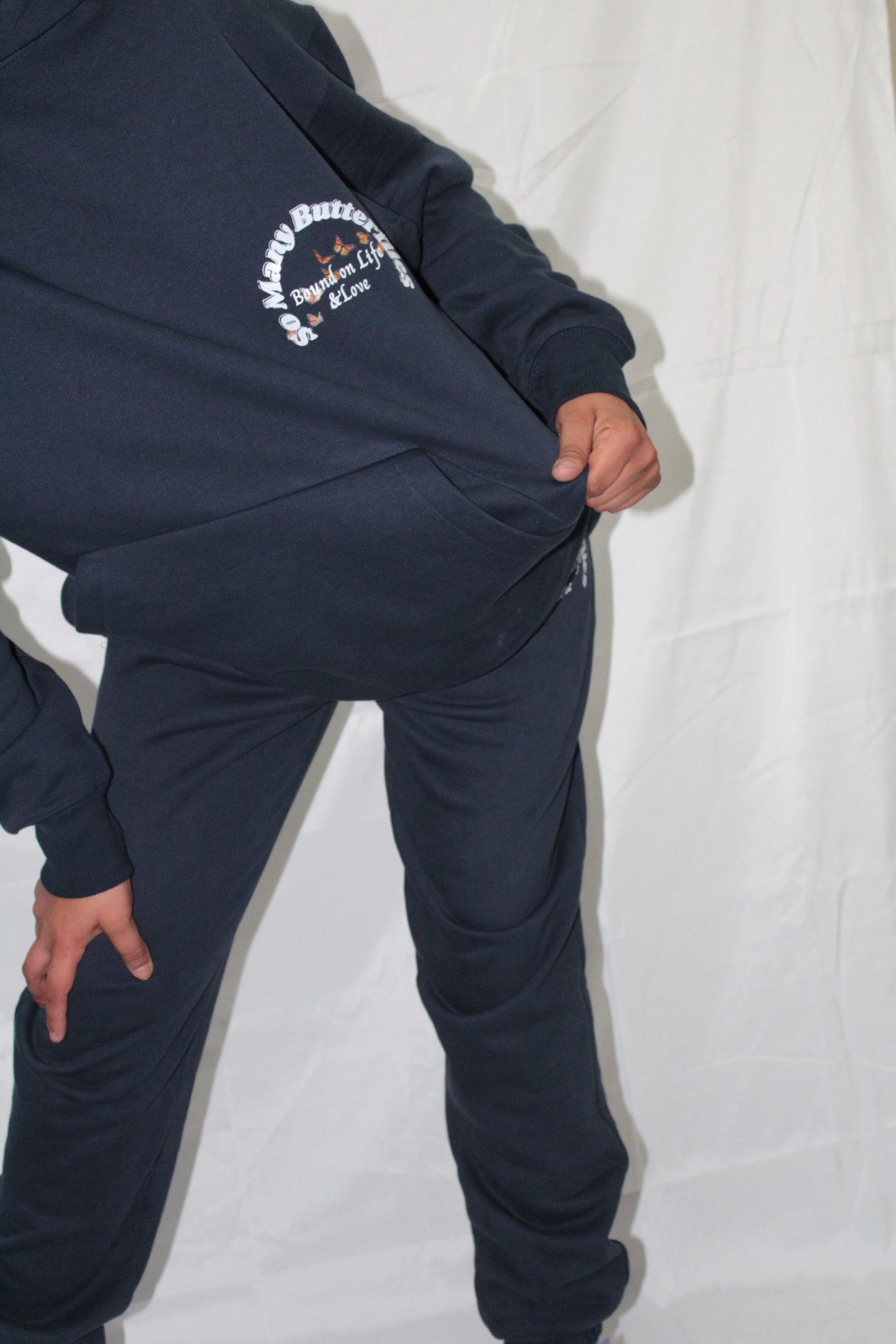 (Navy Blue Monarch) So Many Butterflies SweatSuit