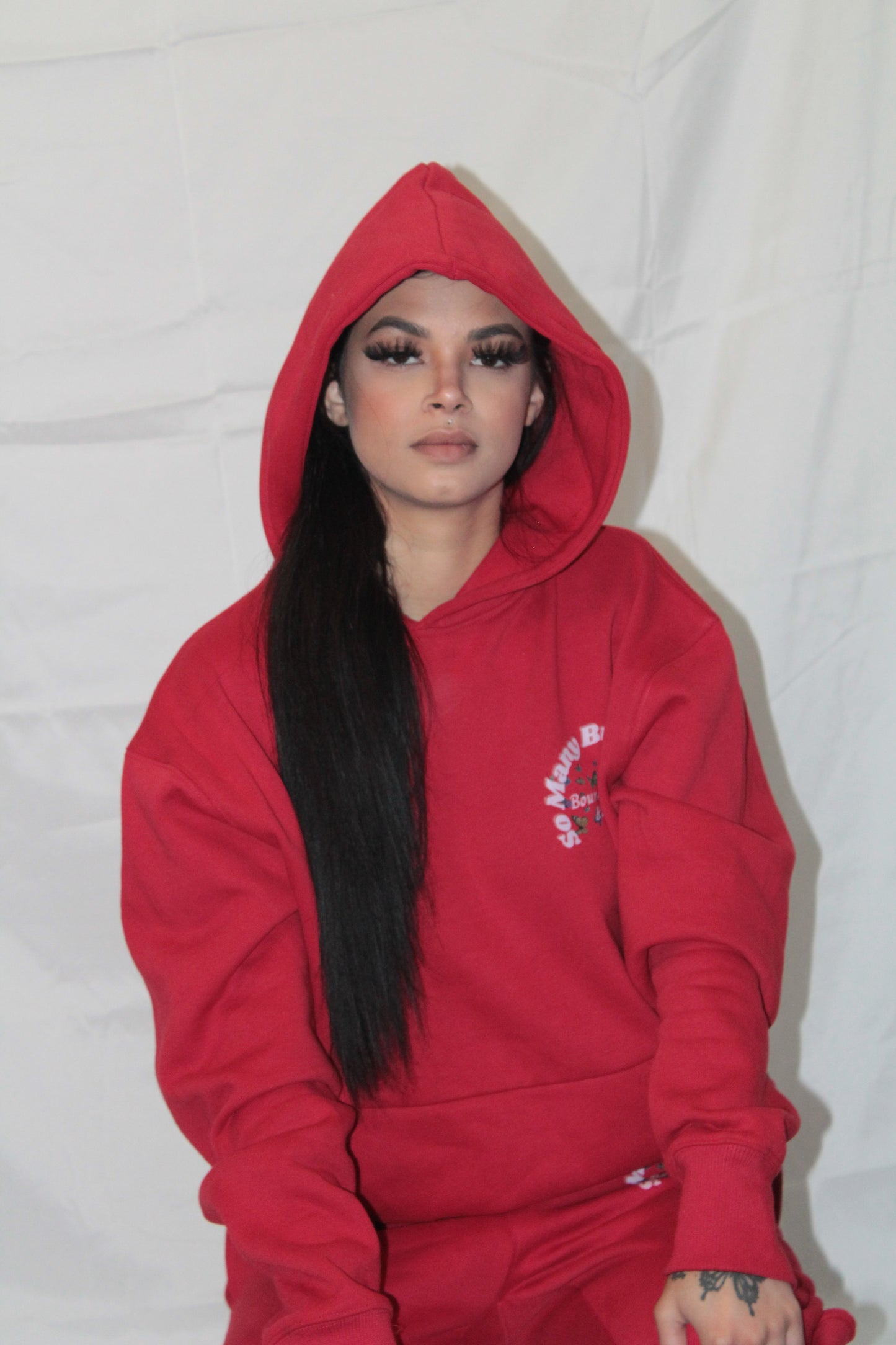 (Red Multi Butterfly) So Many Butterflies SweatSuit